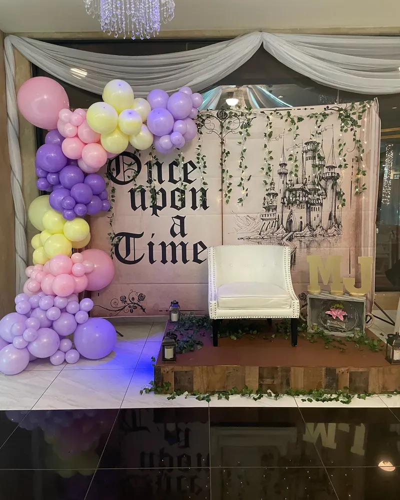 Kid birthday marquee numbers