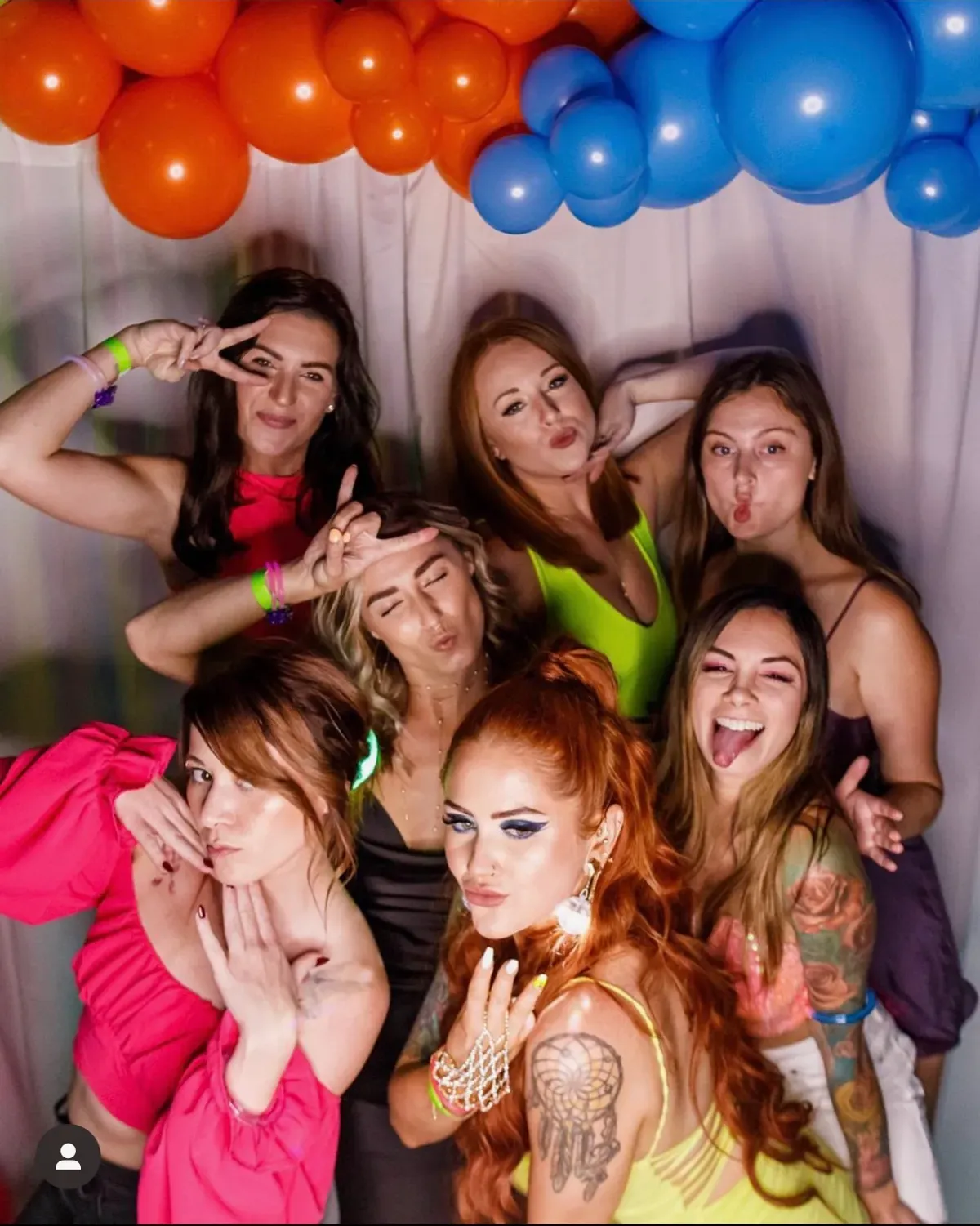 Photo booth photo strip samples